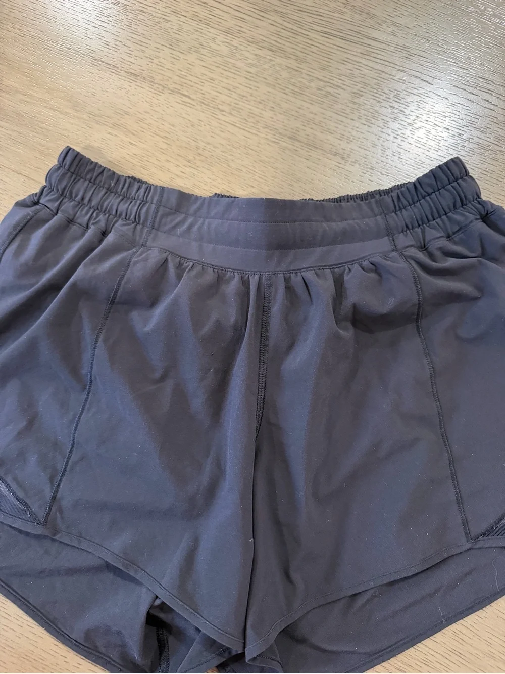lululemon athletica Black Athletic Running Shorts